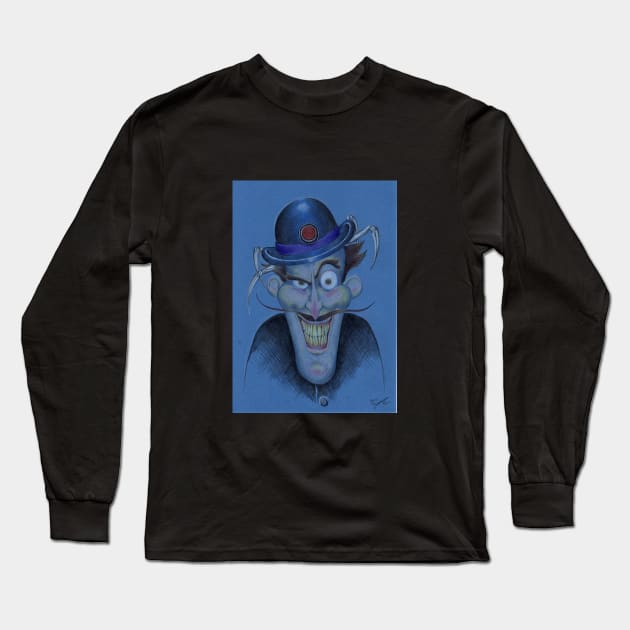 The Bowler Hat Guy Long Sleeve T-Shirt by Bevis Musson